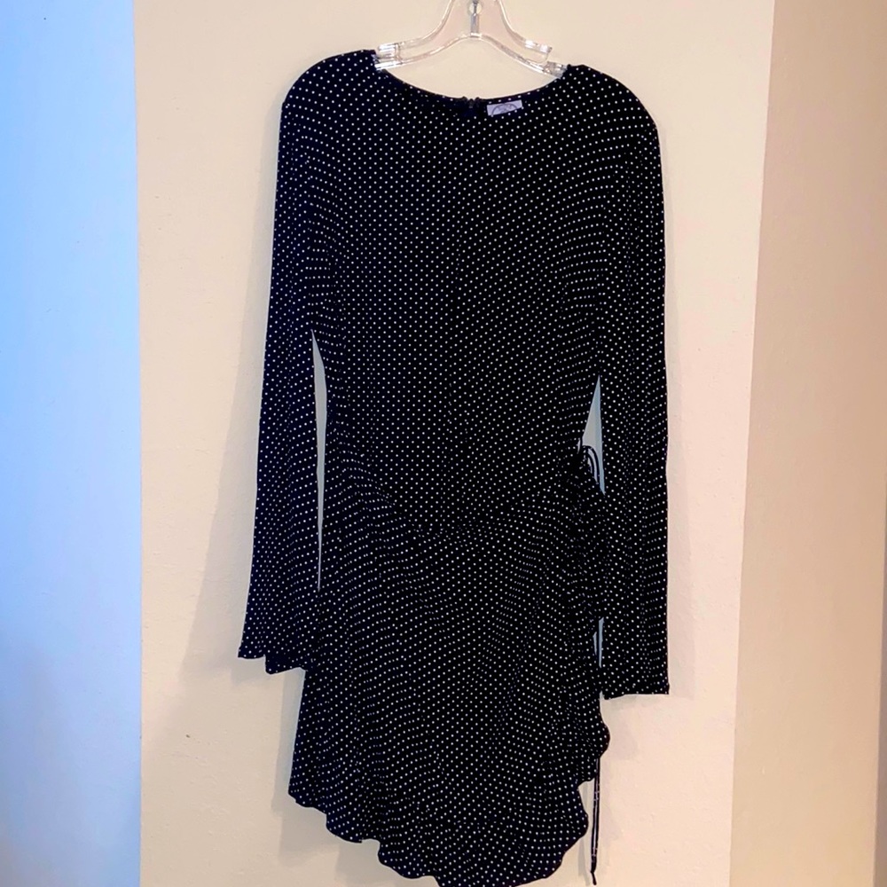 Free people & Muche et Muchette Polka Dot Wrap Skirt Dress